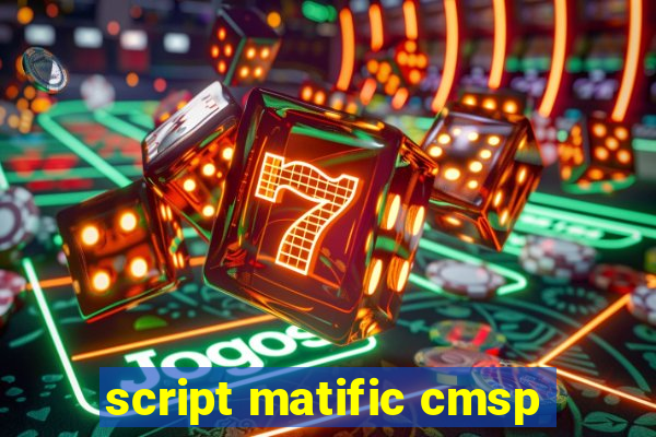 script matific cmsp